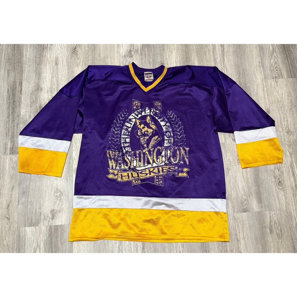 Vintage Red Oak Washington Huskies Jersey Men's Large‎